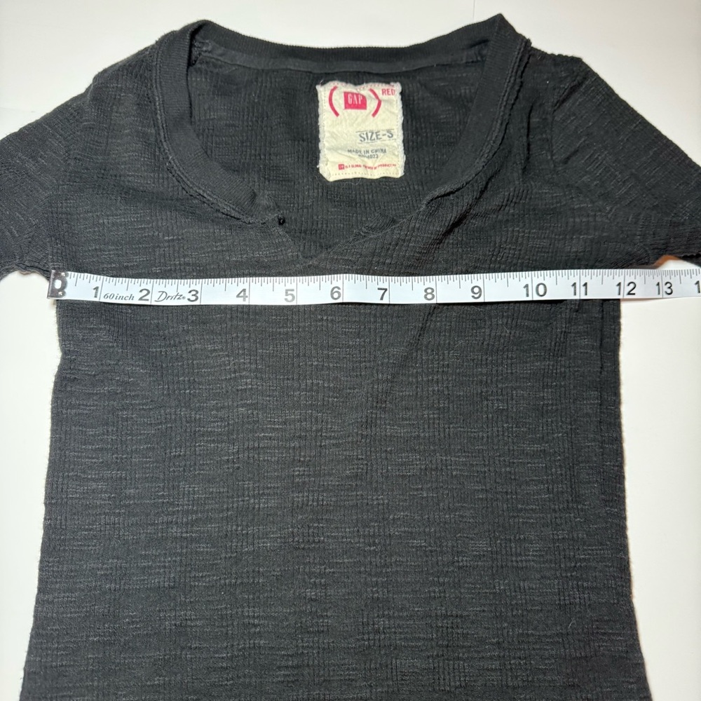 GAP Red Women's Black Long Sleeve Top - Picture 6 of 6